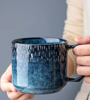 modern aesthetic mugs ceramic fashion breakfast minimalist high quality cups coffee mugs home creativity tasse mug bc50mkb