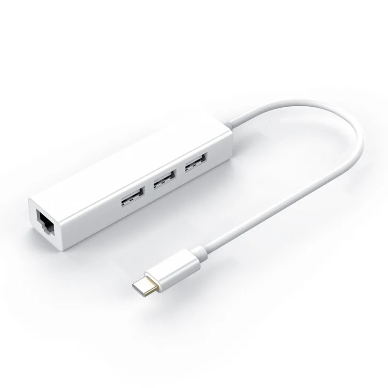 Док-станция Type-C USB 2 0 HUB сетевая карта Ethernet 100 м подходит для нового ноутбука с