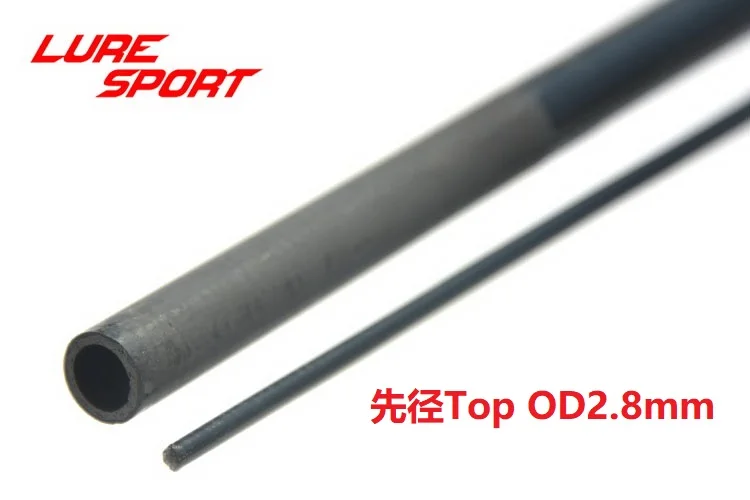 LureSport 2 комплекта 2,28 м Toray карбоновый стержень пустой 2 секции H силовой стержень строительный компонент ремонтный полюс DIY