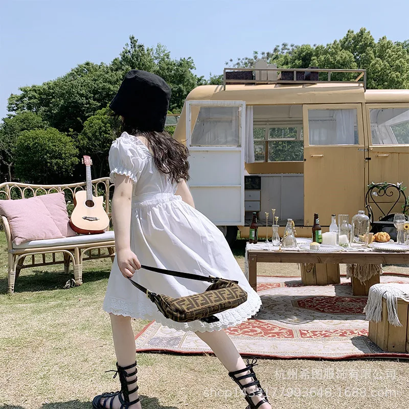 Новая летняя юбка для девочек 2020 маленькое белое платье первая любовь