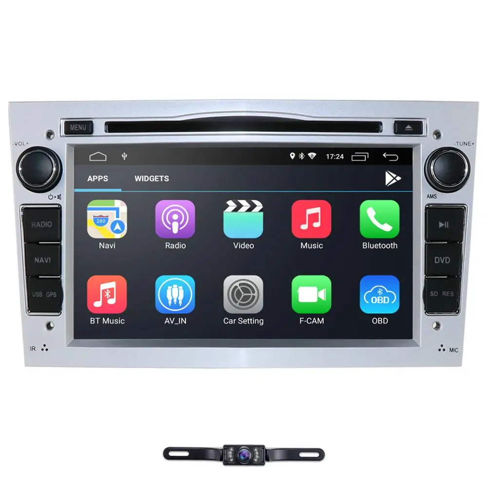AD90OPEL7005S Android 9,0 1024X600 7 дюймов 2din автомобильный gps dvd-плеер для Opel Astra h g Zafira B Vectra C D Antara комбо Радио Аудио - Цвет: AD90OPEL7005S