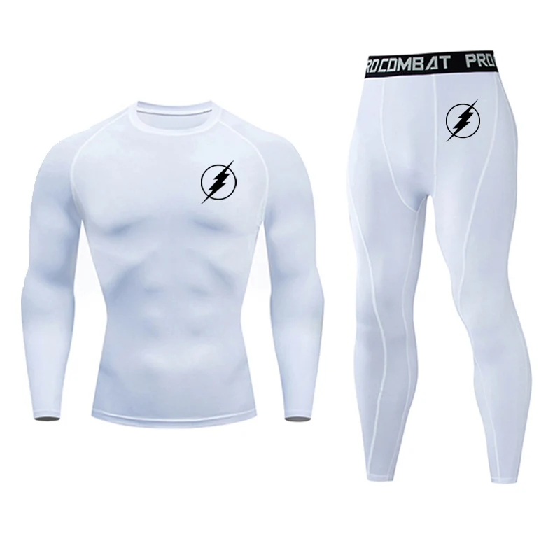 Высококачественный компрессионный лыжный костюм мужские спортивные костюмы для