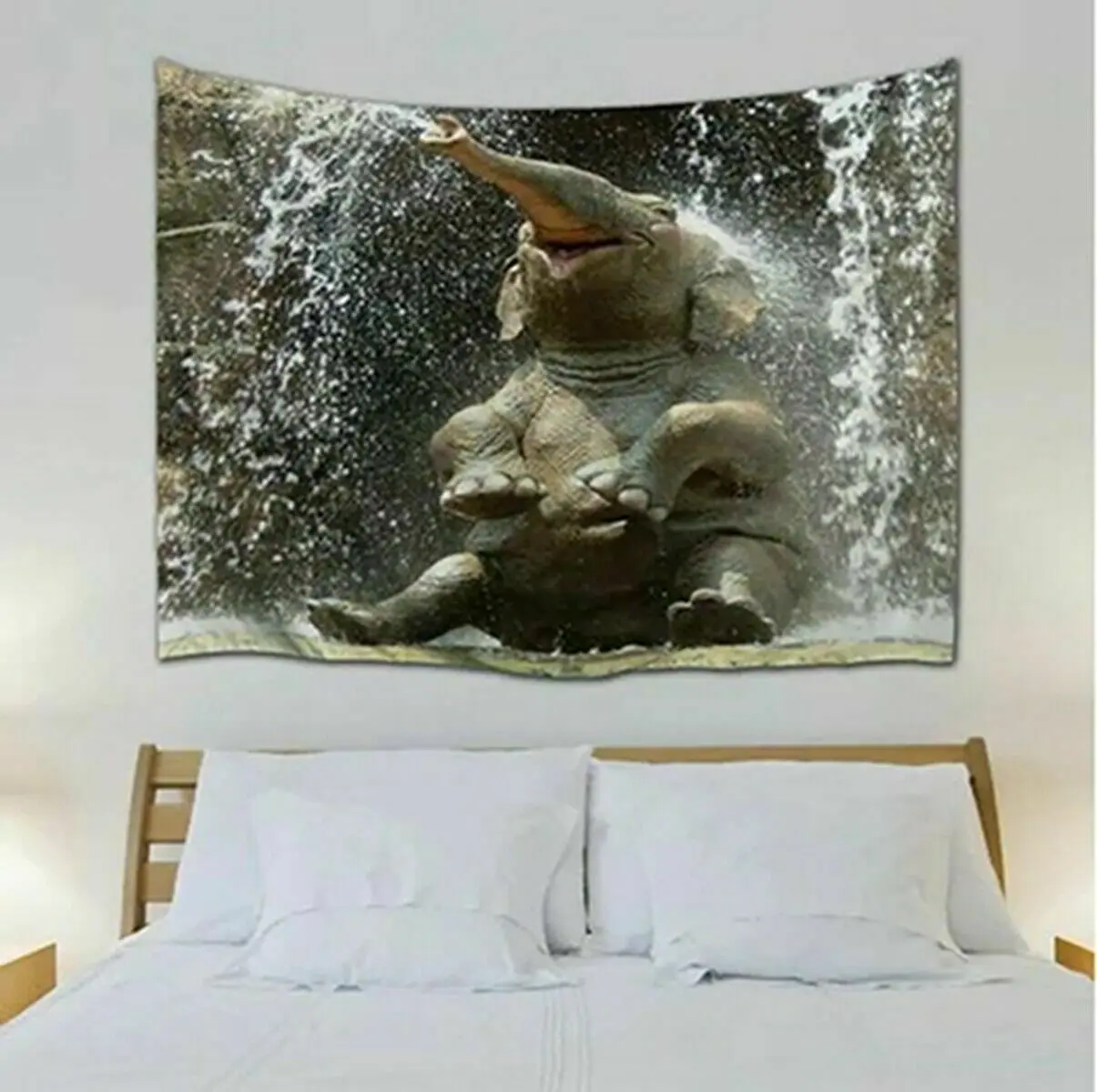 Слон спрей вода гобелен настенный Декор домашний Настенный декор шик | Дом и сад