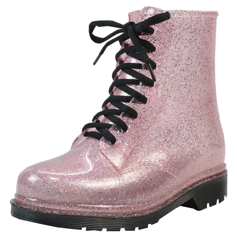 Осенние резиновые сапоги женская обувь ботильоны для девочек Женская