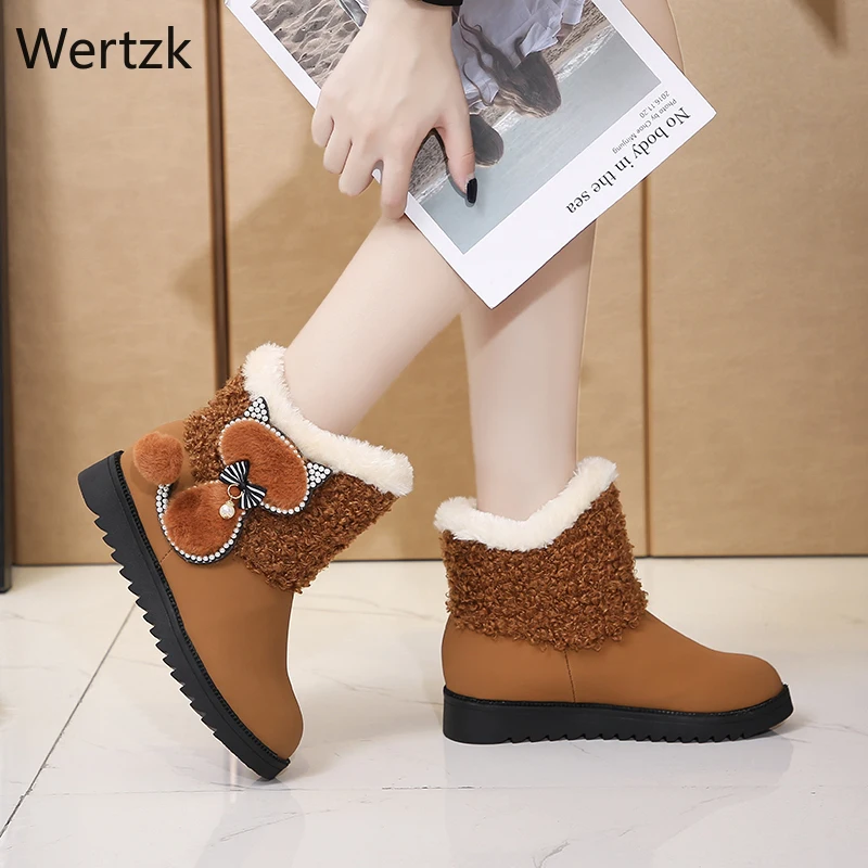 Зимние ботинки женская обувь женские модные теплые ботильоны зима 2019 новые