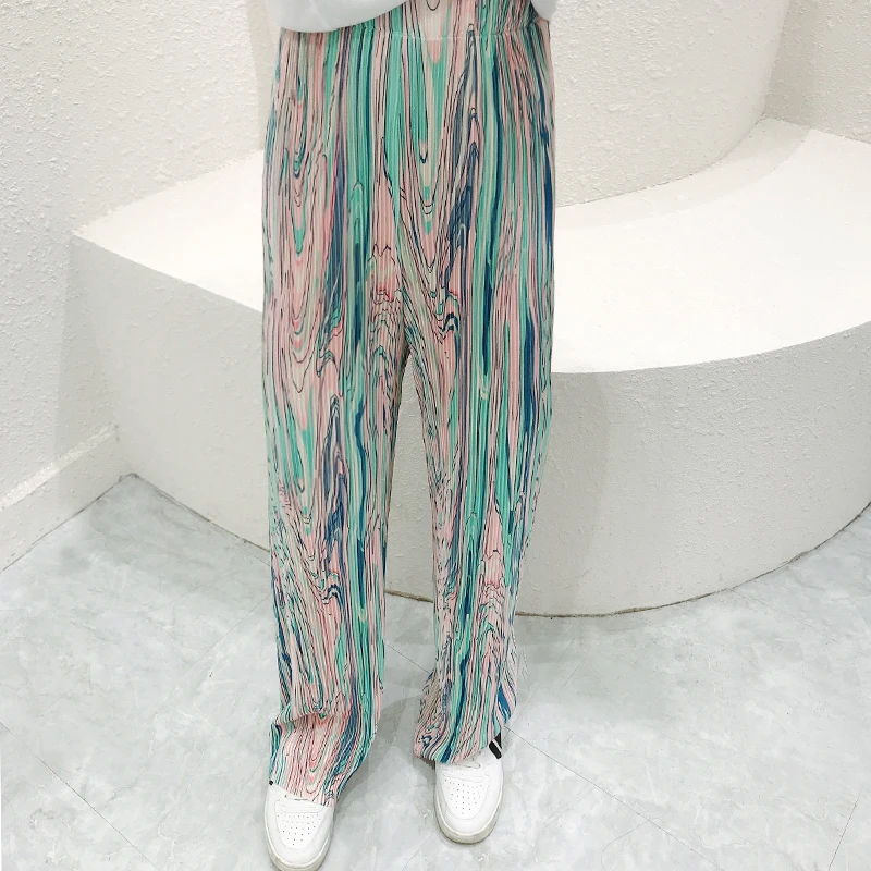 

Fashion Print summer women pants Casual holiday Pants Plus Size Loose Fit long Pants For Women Trousers 2021