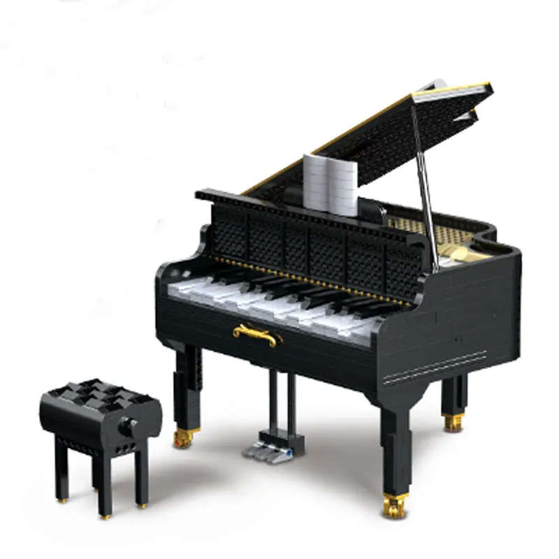 MOC Technic серия Grand Piano Motor Keizer модель совместима с 16561 образования строительные блоки кирпичи игрушки Рождественский подарок - Цвет: without motor
