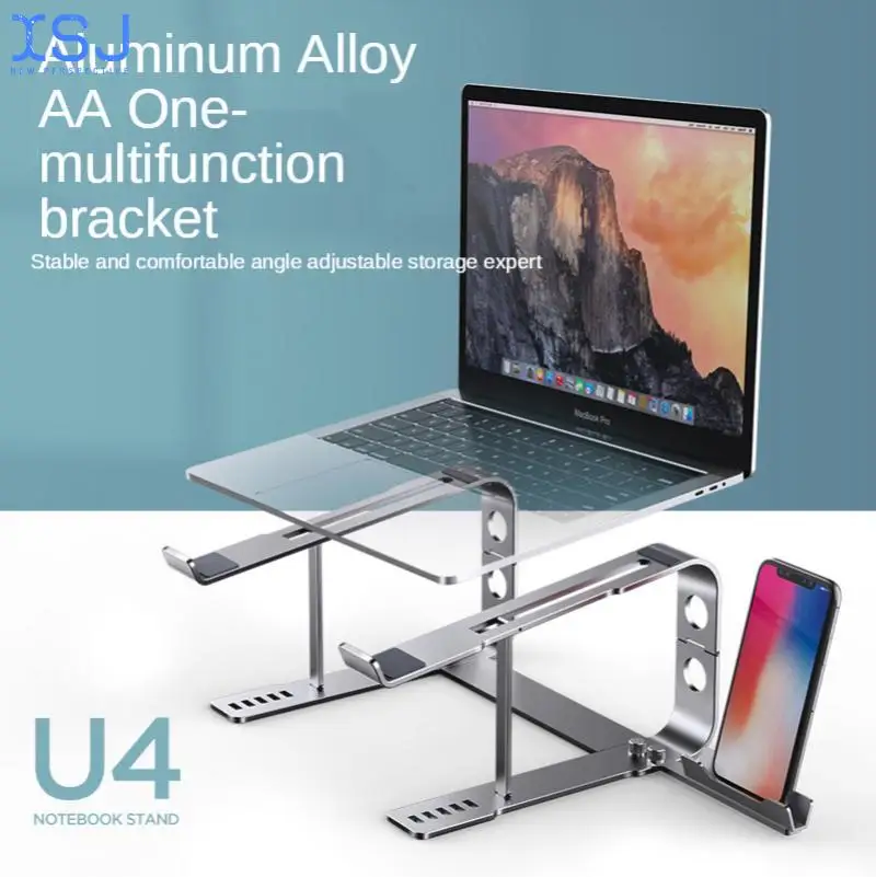 

Новая Складная портативная подставка для ноутбука из алюминиевого сплава Регулируемый кронштейн для охлаждения компьютера