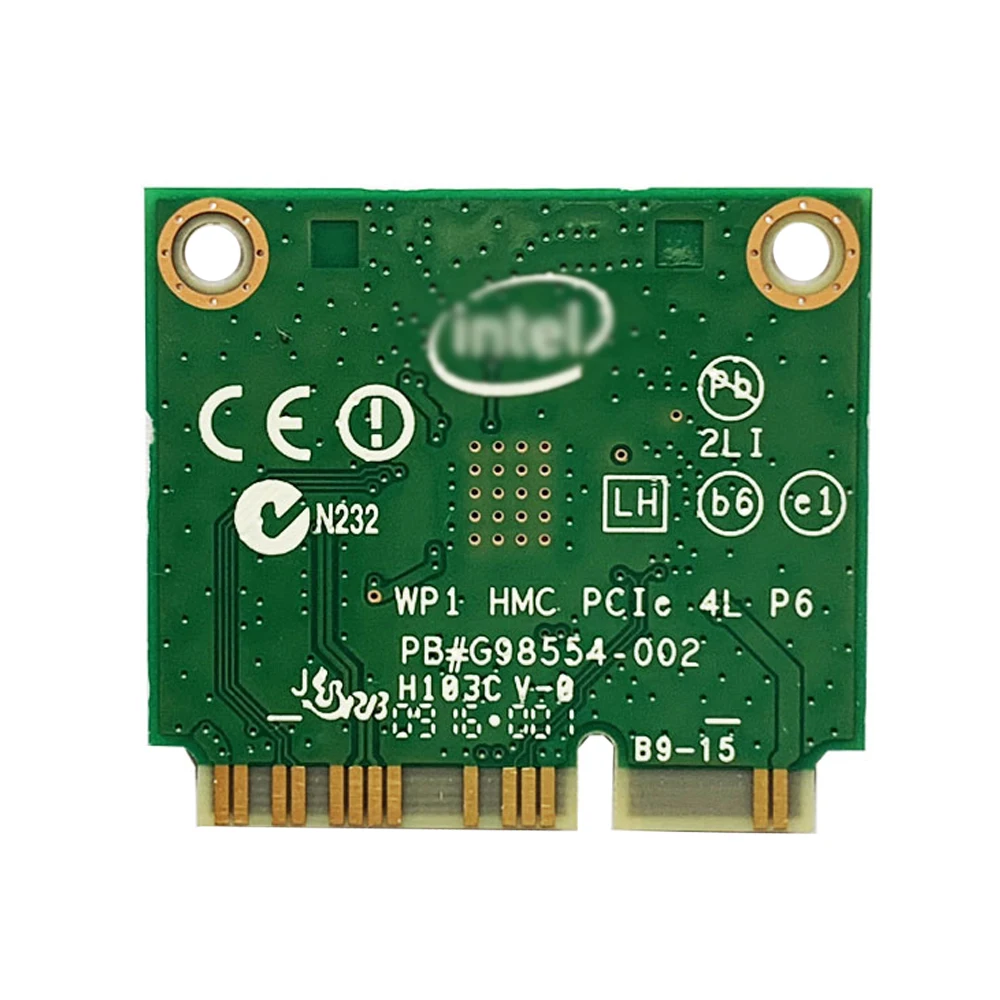Mini PCI-e Wi-Fi Беспроводной bluetooth карта для ноутбука Dual Band 2 4 ГГц 5 Intel 3160 3160HMW 802.11ac AC +