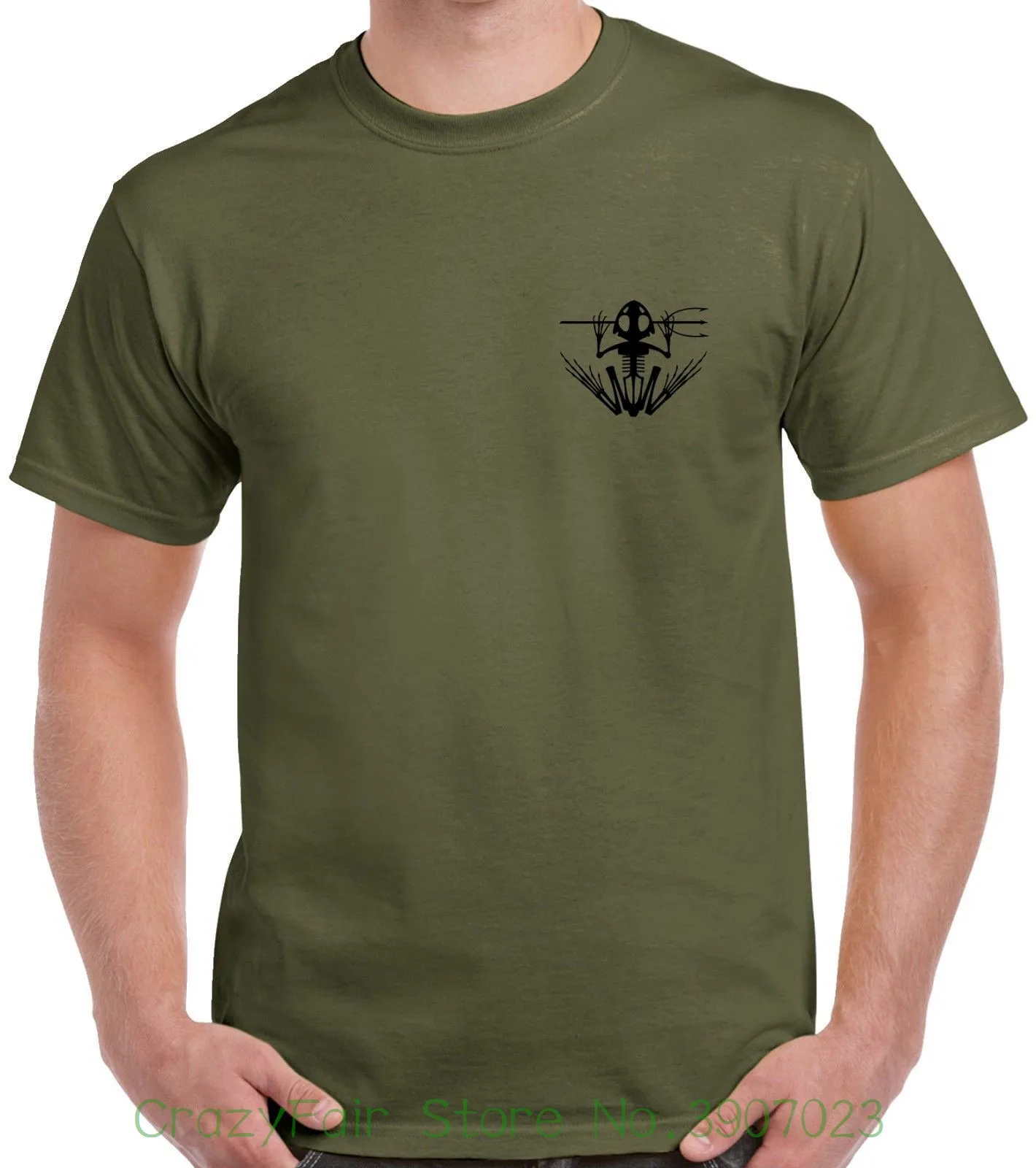 

Navy Seal T-shirt - 2 Sided - Only Easy Day Was Yesterday - 1238 - 2 Summer Style T Shirt