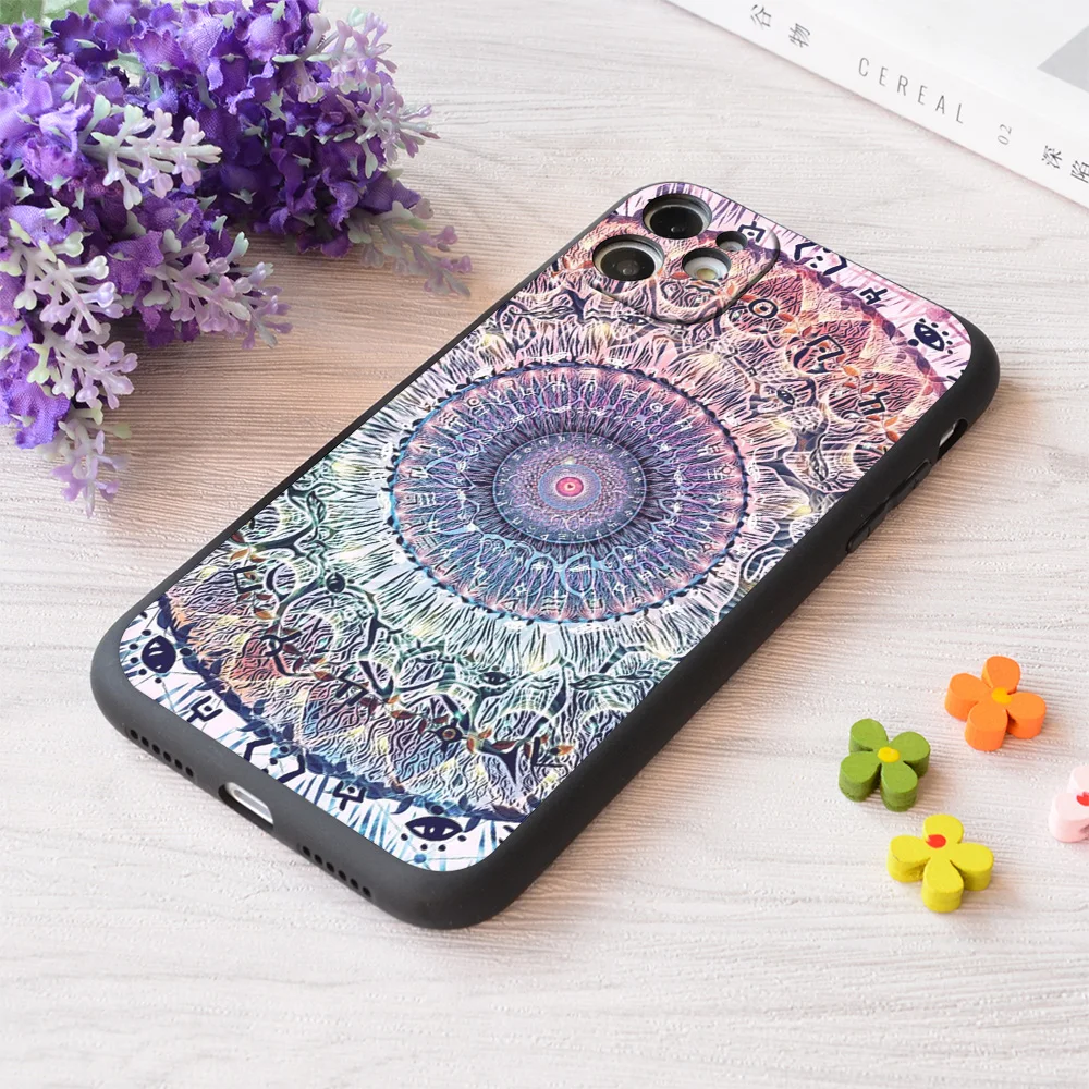 

For iPhone Waiting Bliss Print Soft Matt Apple Case