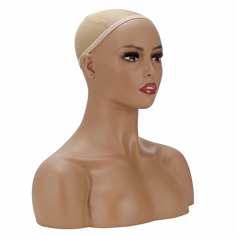 PVC Female Mannequin Head Bust For Wig Stand | Дом и сад