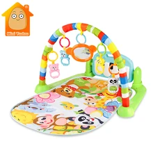 Baby Gym Tapis Puzzles Mat Educational Rack Toys Baby Music Play Mat With Piano Keyboard Infant Fitness Carpet Gift For Kids