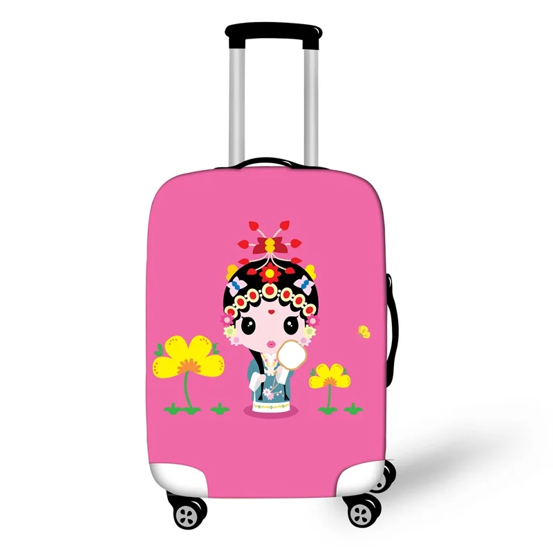 Чехлы для багажа в стиле пекинской оперы водонепроницаемые защитные чехлы