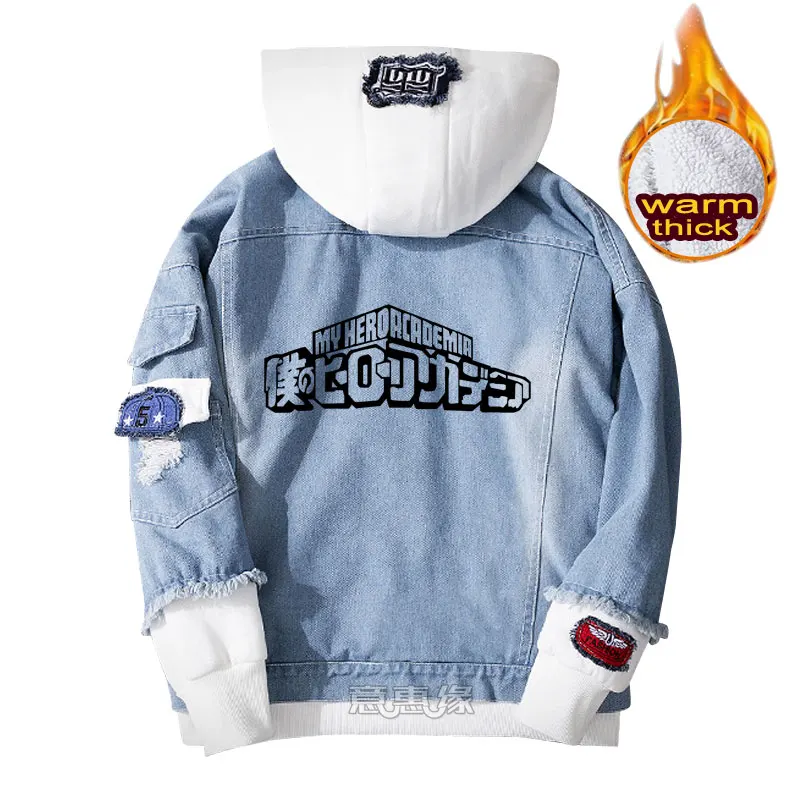 05 Boku No My Hero Academy hoodie Midoriya izku, пальто для косплея, джинсовая куртка для мужчин, зимняя женская джинсовая верхняя одежда, теплая толстовка - Цвет: 05