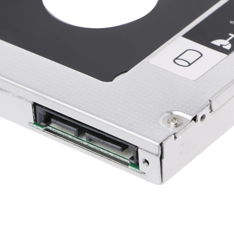 

12.7mm 2nd HDD Caddy SATA 3.0 2.5" SSD Case For Laptop ODD DVD/CD-ROM Optical Bay
