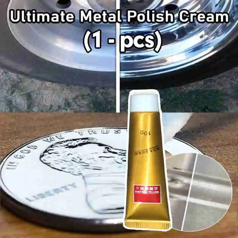 

1Pc 10g Ultimate Metal Polishing Paste Faucet Tile Care Cleaner Steel Ceramic Polishing Wax Paste Rust Remover