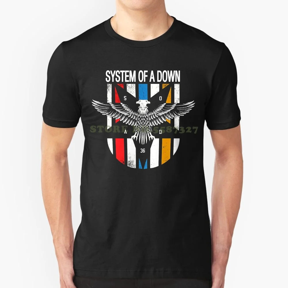 

Summer Short Sleeve S Fashion T Shirt System Of A Down Eagle Colors T Shirt