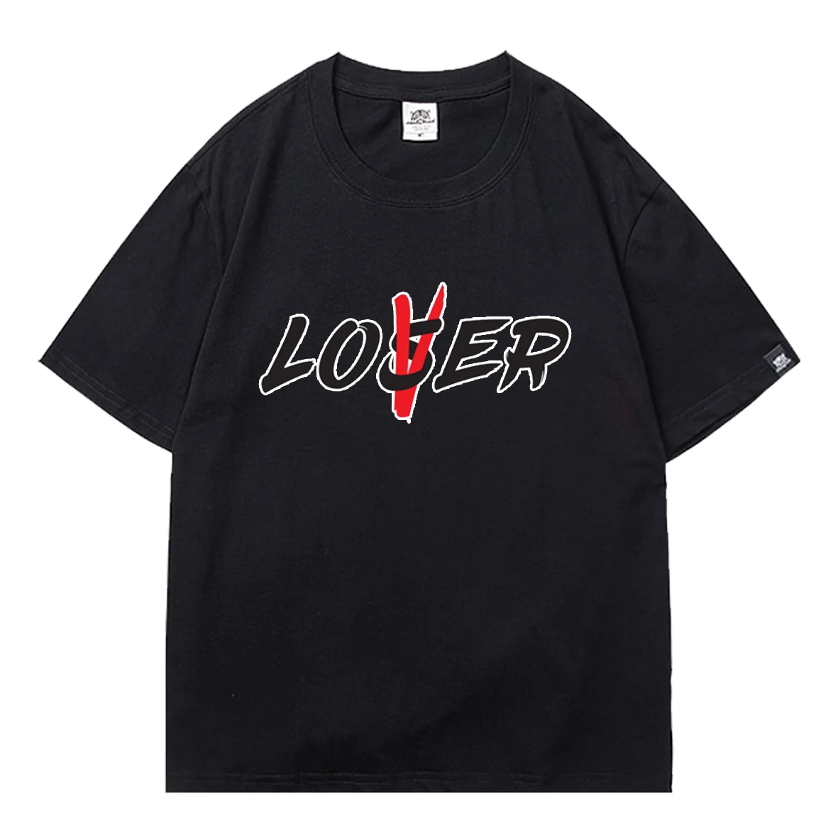 

Casual Summer 2021 Loser Lover T Shirt Children Harajuku Tee Oversize Kids Boy Girl T-Shirt Cool Letter Anime Teen Clothes Tops