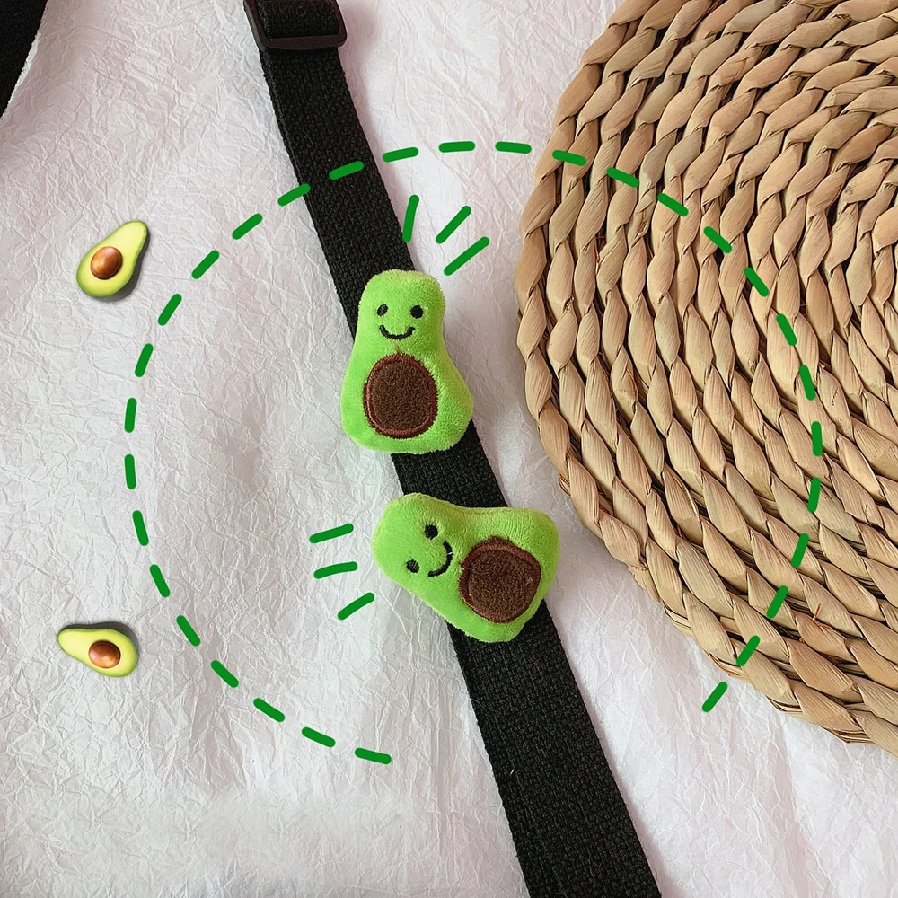 Милые Креативные авокадо плюшевые повязки на голову куклы аксессуары для волос