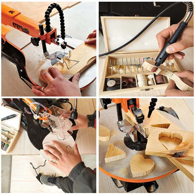 16 Inch Multi-Function Electric Saw Table Pull Cutting Machine 220V/120W Adjustable Speed Engraving Jig | Инструменты