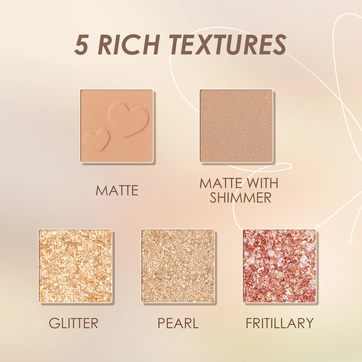 FOCALLURE 5 цветов Палитра теней для век матовый Мерцающий Порошок долговечные