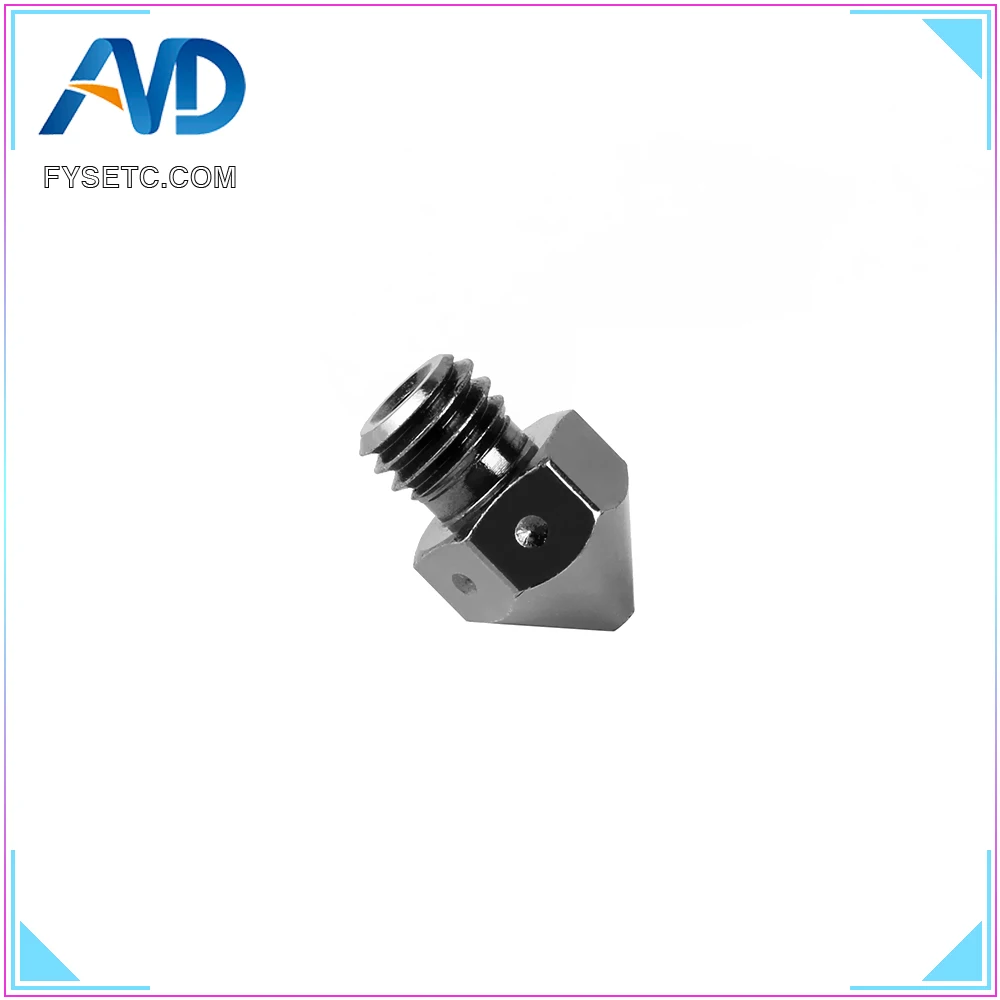 MK8 Nozzle 5PCS High Temperature Hardened Steel Nozzles For 3D Printer PEI PEEK / Carbon Fiber FilaFor E3D HOTEND Extruder | Компьютеры и