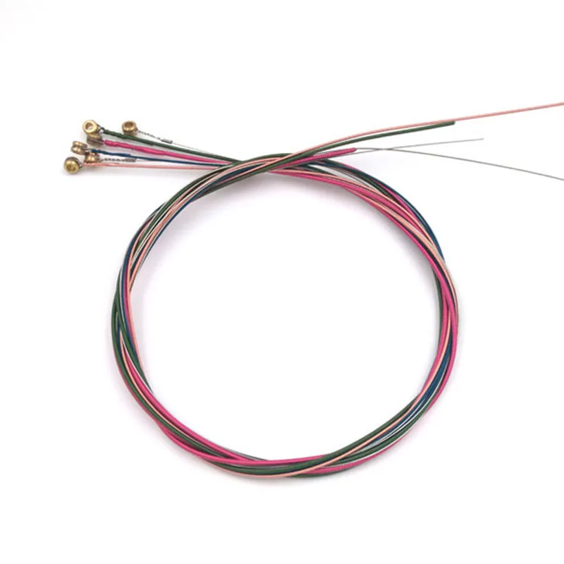 6 шт./партия Доступны все цвета радуги гитарные струны E-A для Акустическая гитара