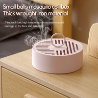 japanese style iron mosquito repellent incense box pallet rack household ash tray anti scalding mosquito repellent coil tray