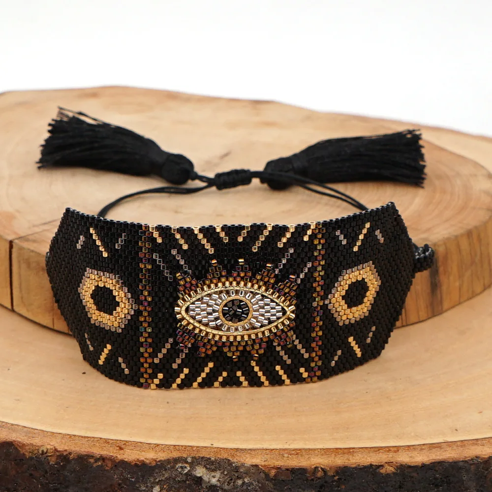 Браслеты SHINUSBOHO в стиле панк для мужчин и женщин мексиканские браслеты на