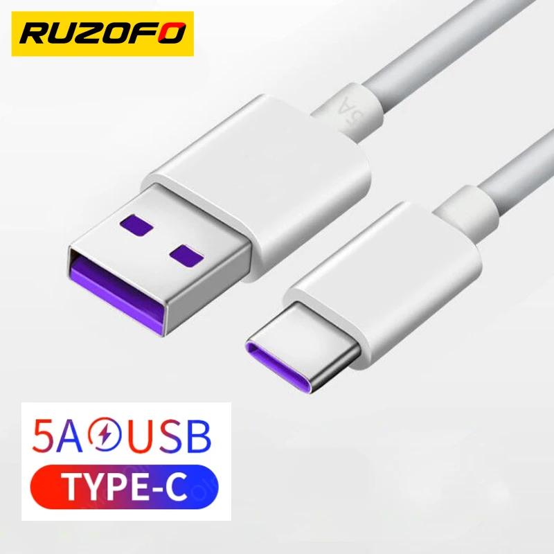 

RUZOFOriginal Fast Charging Cable For Xiaomi mi 10 9 lite Pro Pocophone F2 X2 1.5m USB Type C Data Sync Cable For Redmi 10X K30
