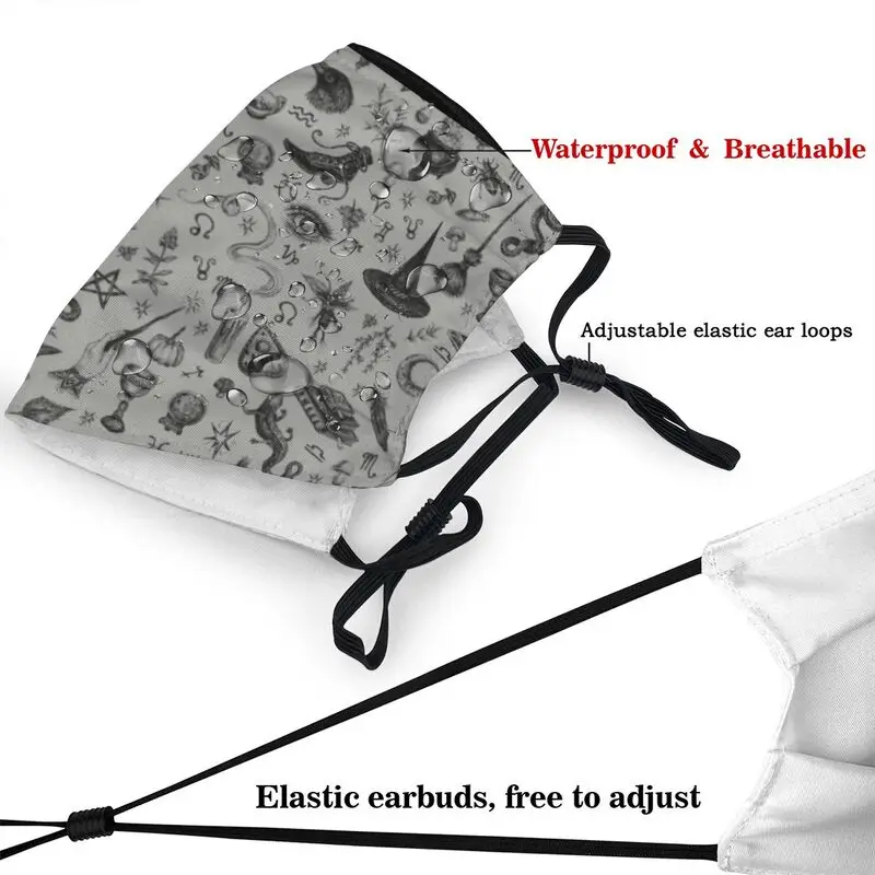 Многоразовый маска для лица взрослых унисекс с рисунком кролика Модный милый