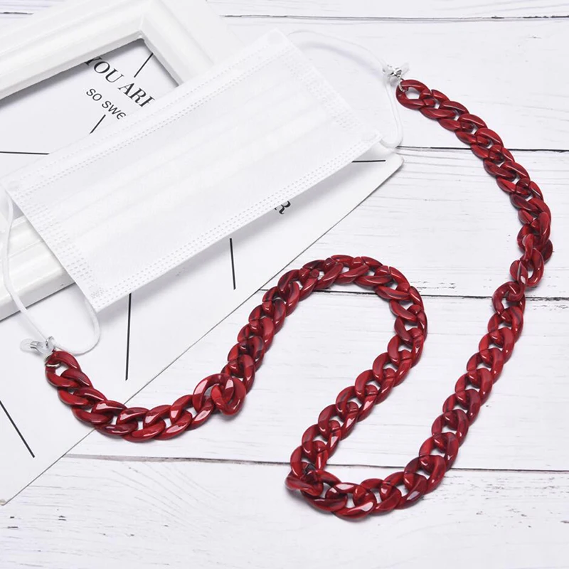 Модная акриловая цепочка для солнцезащитных очков женские цепочки очки чтения