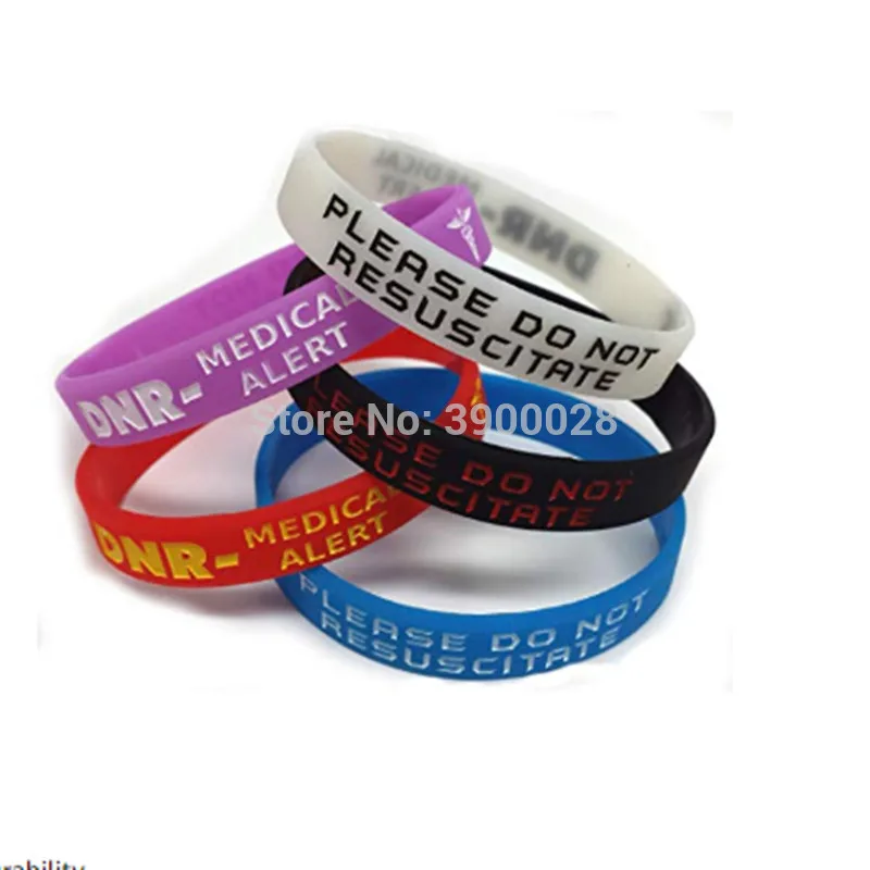 100 шт. DNR пожалуйста не восстанавливайте медицинский браслет ознакомляющий