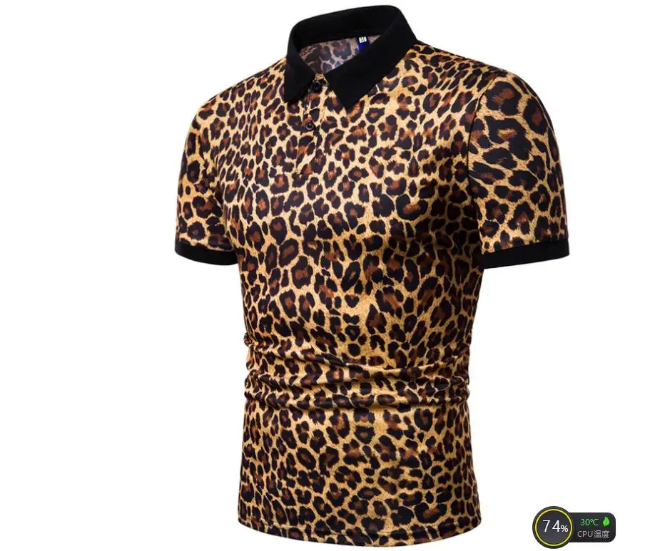 

2021 Men's casual T shirt cotton slimming cotton shirt men 44B118