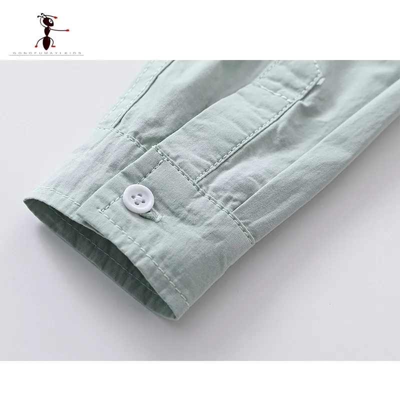 Рубашка для мальчиков с двумя карманами на Возраст 4-12 лет | Мать и ребенок