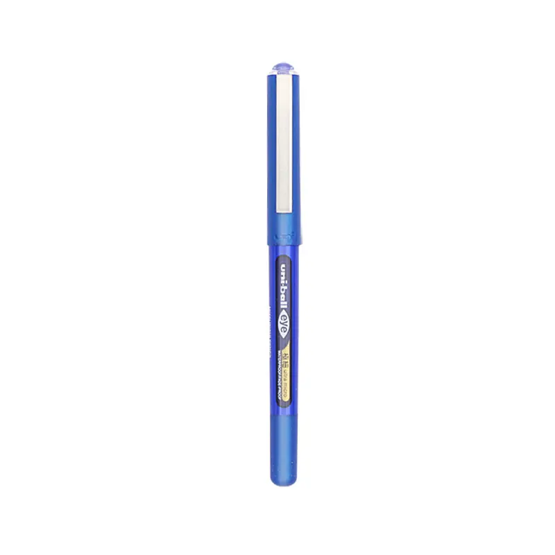 blue 0.38mm 1Pcs 1 шт. UNI UB-150 гелевая ручка прямая жидкая ручка 0,38/0,5 мм красный синий черный цвет канцелярские принадлежности для офиса, бизнеса и школы - Цвет: blue 0.38mm 1Pcs