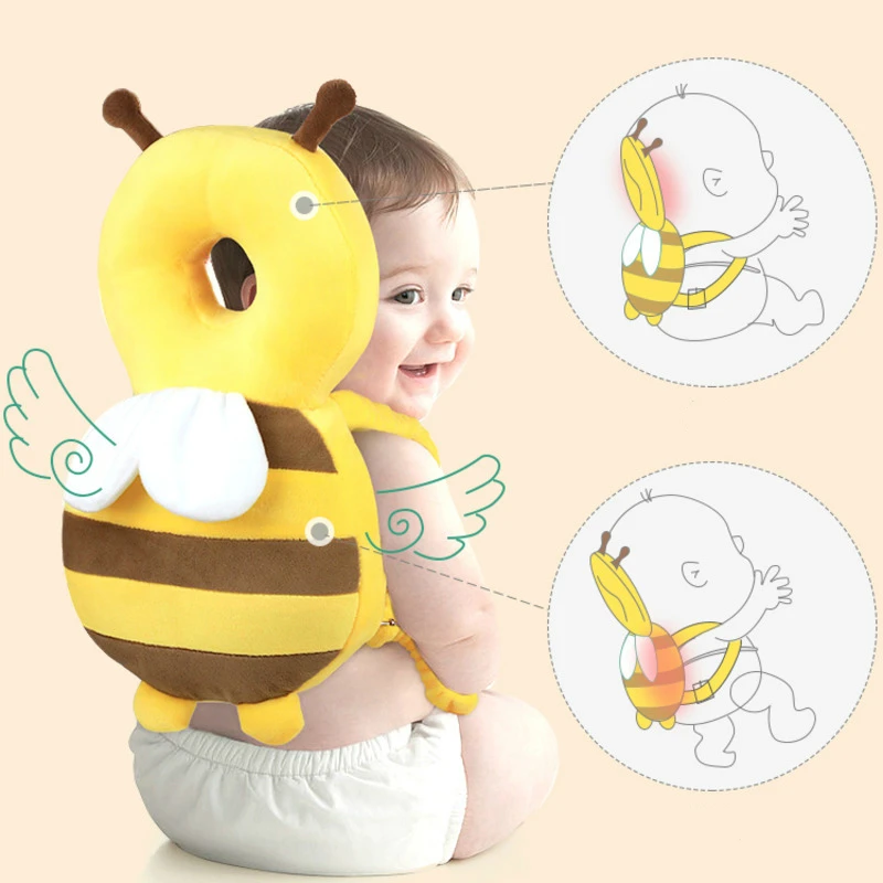

Cartoon Baby Head Protection Pillow Infant Anti-fall Pillow Soft PP Cotton Toddler Children Protective Cushion Baby Safe Care