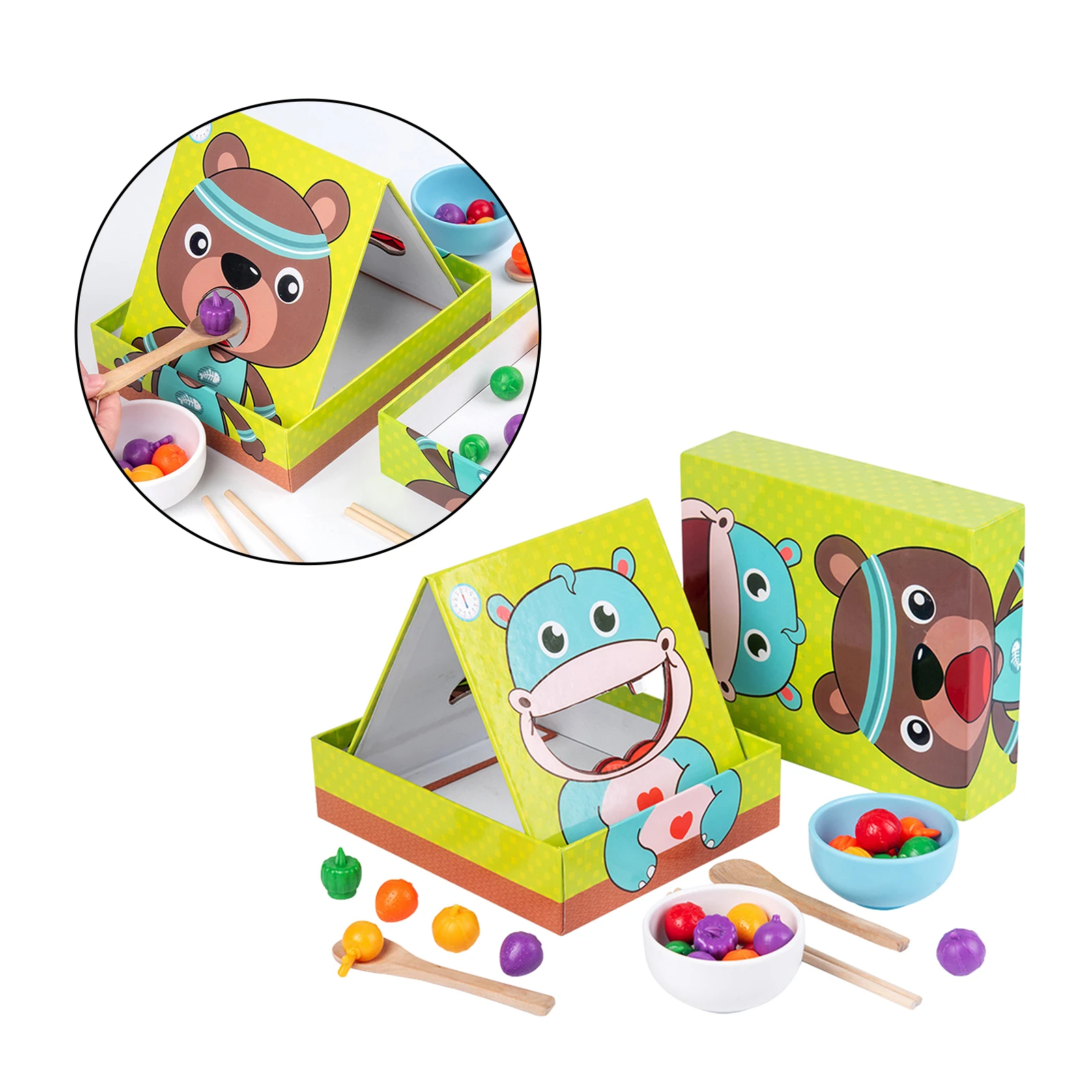 

Parent-child Feeding Game Early Chopsticks Exercise Gifts Boys & Girls