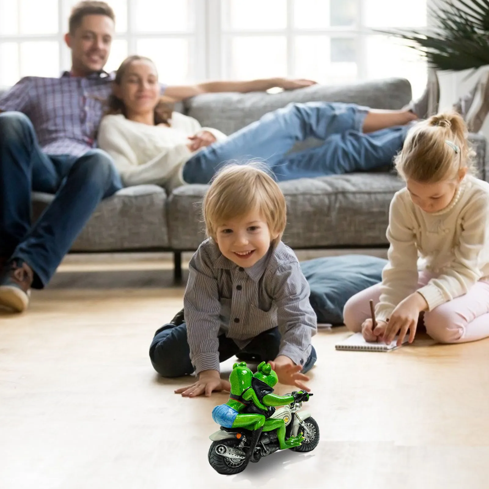 Лягушки из смолы для мотоцикла украшения езды на мотоцикле праздничные создания