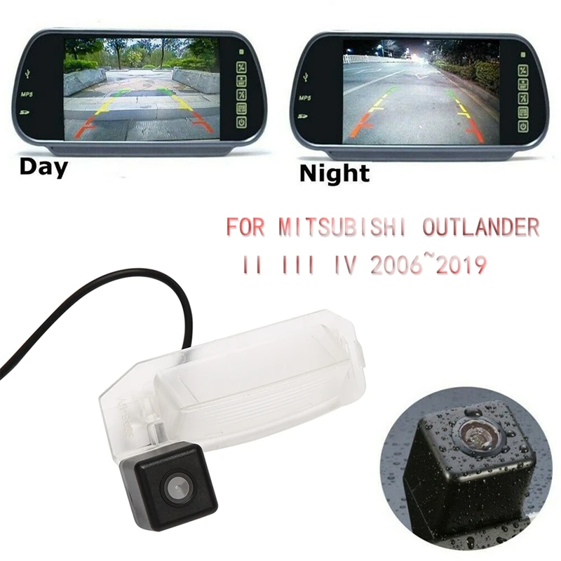 

Для Mitsubishi Outlander II III IV 2006-2019 HD фотокамера заднего вида с ночным видением
