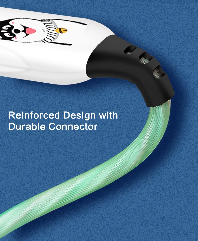 Power4 светильник Micro USB кабель для huawei Xiaomi Nokia samsung 4A 1 м Быстрый usb кабель для зарядки OPPO VIVO светящийся USB кабель