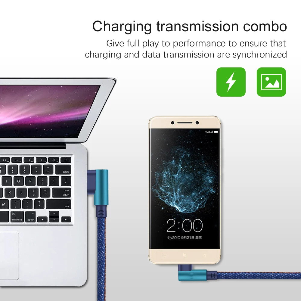 Micro USB Cable 2.4A Nylon Fast Charge Data for Samsung Xiaomi Redmi LG Tablet Android Mobile Phone Charging Cord | Мобильные