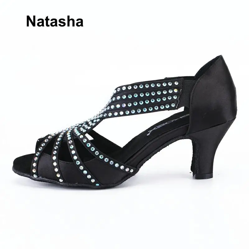 Na-tasha high-heeled shoes practice show Latin with diamonds | Спорт и развлечения
