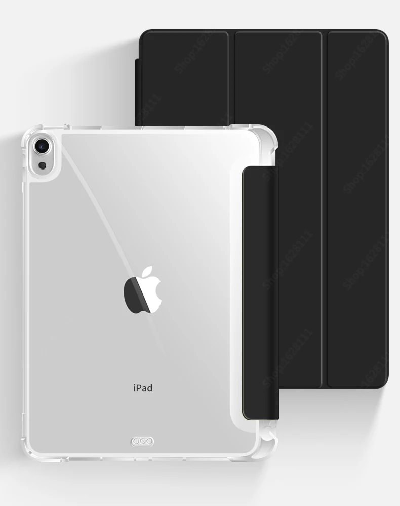 

Pencil Holder Four-corner airbag Soft Case For iPad 10.2 7th 8th 9th 2020 Air 410.9”2021 Pro11“10.5`9.7"7.9"inch Mini 6 5 Cover