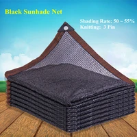 black 3 pin anti uv hdpe shading net succulent plant sunshade net outdoor swimming pool cover sun shade net shading rate 5055