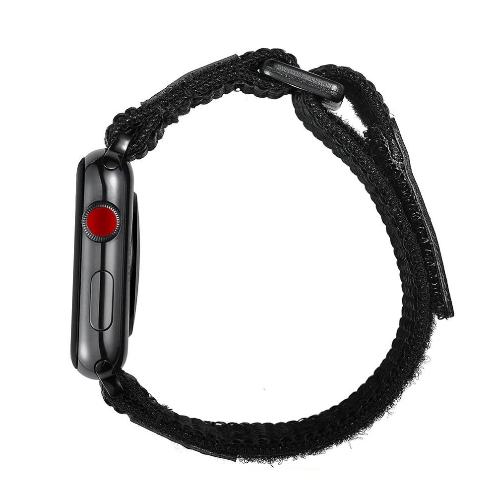 Ремешок спортивный UEBN для Apple watch Series 5 нейлоновый сменный Браслет iWatch 40 мм 44 42 38