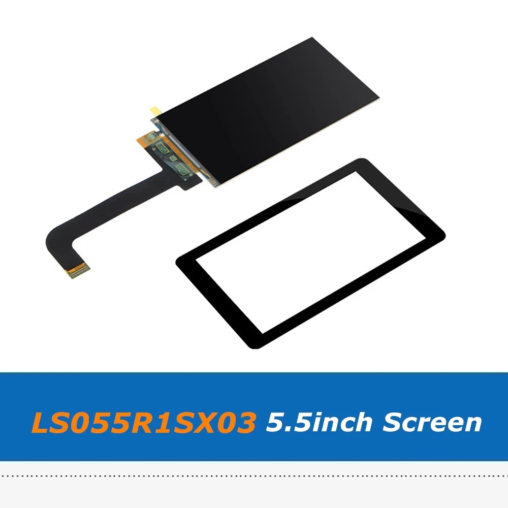 LS055R1SX03 5 дюймов 2K ЖК-дисплей Экран Дисплей удалены Подсветка Панель с Стекло