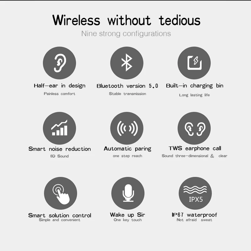 Смарт-часы с шагомером и монитором сердечного ритма, 2 в 1, Bluetooth, наушники, Спортивные Беспроводные наушники, умный Браслет, мужские часы