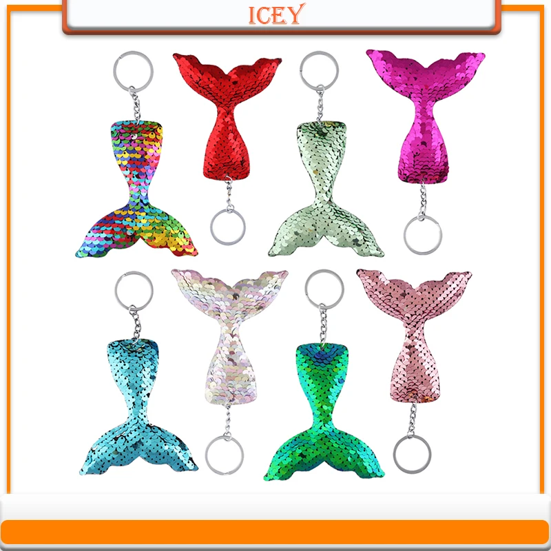 

Пайетки для детей, разноцветные, брелок для ключей «русалка», 1 шт., брелок для ключей «русалка», подвески, брелоки, кулоны, аксессуары для рук...